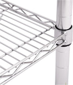 Seville Classics Commercial Work Table Island Utility Cart Prep Station, for Restaurant, Kitchen, Warehouse, Garage, Hotel, Home, Stainless-Steel Top NSF , 49" W x 24" D
