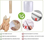 Honeycomb Packing Paper Wrap 15"x200' Sustainable Alternative to Bubble Cushioning Wrap for Moving/shipping/packing Roll with 20 Fragile Sticker Biodegradable & Fully Recylable
