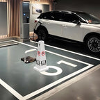 Plastic Traffic Cones, 4-Sided Message Cones, Road Safety Parking Cones, Standing Traffic Warning Signs for Cleaning Area, Garage, No Entry (8, No Parking, Large)