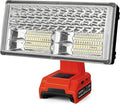 40W 4200LM Cordless LED Work Light Compatible with Milwaukee 18V Li-Ion Battery with 3 Lighting Modes USB Port Ideal for Job Site, Camping,Hiking,Indoor & Outdoor