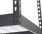 Klutch Garage Overhead Storage Rack with Adjustable Height, 48in.L x 24in.D, 23in.–37in.H