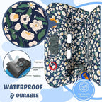 Shopping Cart Cover for Baby Grocery Cart Cover for Baby boy and Baby Girl, High Chair Cover for Baby and Toddler, Baby Registry Gift - Waterproof - Extra Large - Cotton - Double Sided (Green)