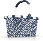 reisenthel carrybag signature navy- Sturdy shopping basket with plenty of storage space and practical inner pocket - Elegant and water-repellent design