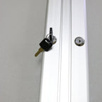 Ghent 36"x48" 2-Door Outdoor Enclosed Vinyl Bulletin Board, Shatter Resistant, with Lock, Satin Aluminum Frame - Caramel (PA23648VX-181), Made in the USA
