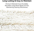 36" Commercial Dust Mop, MEIBEI Dust Floor Mop with Cotton mop Head, Dust Mop for Hardwood Floors with Long Handle, Industrial Dust Mop for Factory, Shopping Mall, Garage, Company, Hotel (36*5 inch)