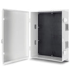 Outdoor Electrical Junction Box, ABS Water Resistant Enclosure with Internal Mounting Panel & Hinged Cover (18.1" H* 12.6" L* 6.3" W)