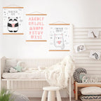 8x10 8x12 8x18 Poster Frame, Magnetic Light Wood Wooden Frame Hanger for Photo Picutre Canvas Artwork Art Print Wall Hanging (1 Pack, 8", Teak Wood)