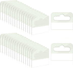 200 Pcs Hang Tabs, Clear Self-Adhesive Hanging Tabs, Heavy Duty Adhesive Hang Tags, Plastic Hang Tags with Slot Hole, Hanging Product Tags for Retail Display, 1.77x1.37 Inches