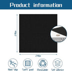Peel and Stick Carpet Squares 24" x 24", Self Adhesive Non-Slip Carpet Tiles, Peel and Stick Soft Padded Carpet Tiles for Kitchen Bedrooms Indoor Outdoor(20 Tiles/80 sq ft)