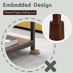 Furniture Raisers Bed Risers - 4 Inch Wooden Circle Heavy Duty Furniture Height Extenders Lifts for Sofa Couch Desk Chair Table Base Raising Space, Convenient Store and Cleaning, Pack of 4