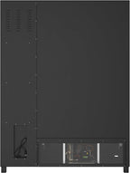 KoolMore Snack Vending Machine with 21.5 in. Touch Display, 66 Slots and Elevator-Lift Dispensing, Refrigerated, Bill Acceptor & Credit Card Reader with Connectivity in Black
