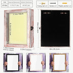 TJ.MOREE Shadow Box Frame 8 x 10 Flower Shadowbox Display Case Picture Frame with Linen Back Memorabilia Bouquet Medals Military Photos Memory Box- White Pink