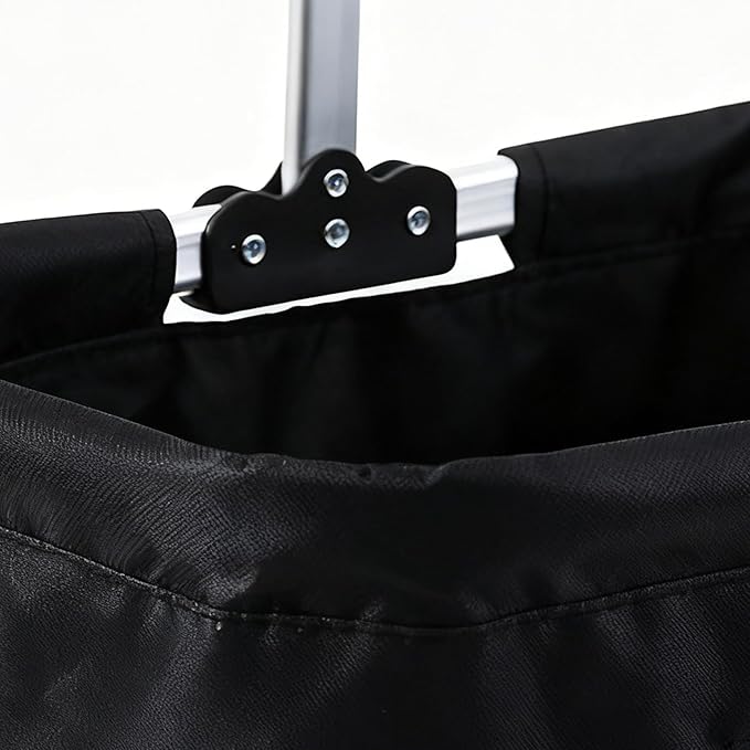 Shopping Bag Basket - 26L Foldable Grocery Storage Container, Market Shopping Basket for Supermarket, Camping, Picnic, Travel, Home, Farmhouse, Kitchen, Stores, & Daily Errands with Easy Collapse a