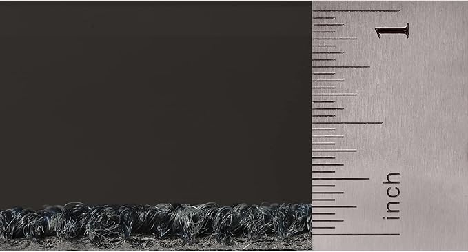 Mohawk Advance 24" x 24" Berber (Loop pile), 0.11" Pile Height, Carpet Tile, Nylon Fiber, Deep Space Color, (1 Tile)