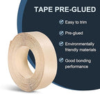 PATIKIL Maple Edge Banding, 1-1/2 Inch x 25 ft Wood Veneer Tape Pre-glued Flexible Plywood Edge Banding with Hot Melt Adhesive for Furniture Restoration