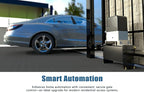 Blütezeit 1100lb Sliding Gate Opener with Infrared Safety Sensor| Chain Drive Motor with 2 Remotes & 16.4ft Chains, Safety IR Beam