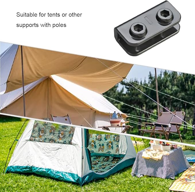 5 Pcs Rectangular Bracket Legs Pop Up Tent Legs Gazebo Replacement Connector Spare Parts for Pop Up Gazebo Tent Outdoor Furniture