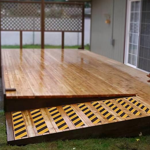Anti Slip Grip Tape for Stairs 4Inch x 35Ft Non-Slip Strips Yellow/Black Non Skid Safety Tape for Outdoor/Indoor Steps, Stairs, Traction Tread Staircases, Boats