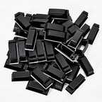 50Pcs Self Adhesive Cable Management Clips,Cable Organizers Wire Clips Cord Holder for PC Laptop Ethernet Cable Desktop Home Office(1.78’’ x 0.75’’ x 0.28’’,Black)
