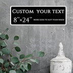 Custom Sign, Custom Indoor/Outdoor Decorative Sign，Reflective，Aluminum Weatherproof Metal Sign Multiple Sizes, Customize for greenhouse , Business, Workplace, office, Home, chemical plant，Delivery Signs(8*24 Inch)