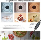 Light Box Photography 20x20in, PULUZ Portable Photo Studio Light Box with 200 LED Lights ＆12 Color backdrops Professional Photography Lighting Tent Kit for Big Product Photography Lightbox