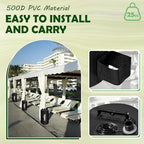 Canopy Water Weight Bag,220 LBS Heavy Duty Tent Weights Set of 4 Leg Weights for Pop Up Canopy,Tent,Gazebo,Carport,Black