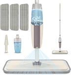Spray Mops for Floor Cleaning: MEXERRIS Wet Mop with 3 Washable Pads for Swiffer Powermop - Floor Mop with Refillable Bottle - Home Commercial Dust Dry Mops for Hardwood Laminate Ceramic Tiles Wood