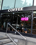 Open Sign for Business, 30"x10" Jumbo Open Sign with Timer and Remote Control, Dynamic Light Modes Led Signs for Storefront Window Bar Salon Cafes Retail Shops Pink