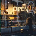 LED Open Sign for Business,22"x7" Dimmable Brightness Large Electric Light Up Sign, Hanging Installation for Store Restaurant Office Bar Hotel Salon (warm white)