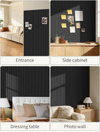 Large Felt Bulletin Board 35x47 Inch, 12pcs Peel and Stick Felt Wall Tiles Modern Push Pin Board for Wall Organization