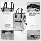 Reusable Grocery Bag On Wheels,Rolling Tote, Shopping Trolley, Rolling Duffle bag,Collapsible Grocery Bag Tote
