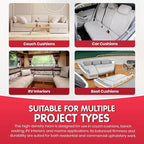 FOAMYFOAM 4Pack High Density 1 inch Thick, 24 inch Wide, 72 inch Long Upholstery Foam, Cushion Replacement