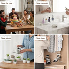 Acrylic Shelf Riser 12x3.9x1 pack of 2, Clear Display Shelf 12” for Shoes, Glasses, Plants, Home Decors, Perfume, 12x3.9x1 Inch