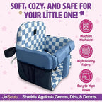 Shopping Cart Cover for Baby, High Chair Cover, Grocery Cart Cover, Cart Seat Cover for Baby, Shopping Cart Seat, Shopping Cart Cover for Baby Girl, Shopping Cart Cover for Baby Boy (Blue Checkered)