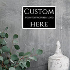 Custom Sign, Custom Delivery Sign，Double-sided，Multiple Sizes, Customize for Office, Business, Workplace, office, Home, Delivery Signs(14 * 10Inch)