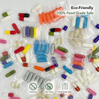 Assorted Resealable Plastic Bags 600 Pack — Clear Reclosable Variety Pack (2 x 2, 2 x 3, 3 x 4 Inch) with Zipper Seal for Jewelry, Beads, Small Parts, Crafts