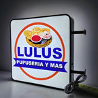 Personalized Advertising Lightbox, Custom Double Sided Light Box Sign, Business Signs for Outside, Waterproof LED Lightbox for Pet Stores, Bar, Restaurants, Hotel, Coffee Shop– Round (12" to 28")