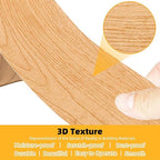 GSCIT Club Wood Grain Repair Tape, 15.7 inch X 25ft Self Adhesive Maple Grain Repair Patch for Tables, Chairs, Baseboards, Doors, Windows, Floors, Handicraft DIY.