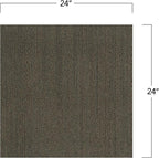 Mohawk Elite 24" x 24" Berber (Loop pile), 0.1" Pile Height, Carpet Tile, Nylon Fiber, Raven Color, (24 Tiles), (96 sqft/carton)