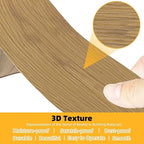 GSCIT Club Oak Wood Tape, 2.4 inch X 15ft Self Adhesive Wood Grain Tape Repair Wallpaper for Tables, Chairs, Baseboards, Doors, Windows, Floors, Handicraft DIY.