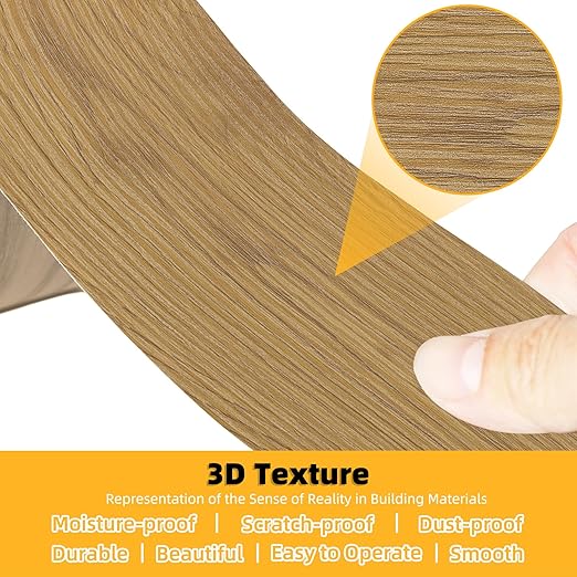 GSCIT Club Wood Grain Repair Tape, 24 inch X 25ft Self Adhesive Oak Grain Repair Patch for Tables, Chairs, Baseboards, Doors, Windows, Floors, Handicraft DIY.