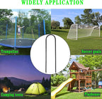 Trampolines Wind Stakes 24 Pack, 12 Inch Heavy Duty U Shaped Rebar Stake Ground Anchors Galvanized Steel Safety Trampoline Anchors for Garden Decoration, Camping Tents, Soccer Goals, etc