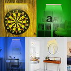 MIOBLUE Rechargeable Picture Light, Battery Painting Light Display Lamp with APP Music Sync Multi Dynamic Modes Timer Dartboard Artwork Light for Frame Portrait