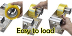 2''/3'' Desktop Table Top/Wall Mounted Tape and Label Dispenser, Large Desktop Tape Dispenser, Stainless Steel Frame with Sucktion Cup Sucker TTD-01
