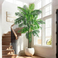 Big Artificial Palm Tree Tall Faux Tropical Trees Indoor Outdoor Realistic Floor Plants Large Fake Plant for Home Living Room Office Decor Porch Outside Patio arboles para Modern Farmhouse decoracion