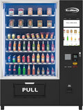KoolMore Snack Vending Machine with 21.5 in. Touch Display, 66 Slots and Elevator-Lift Dispensing, Refrigerated, Bill, Coin and Credit Card Acceptor, Wifi, 4G Connectivity in Black (KM-VMRWT-66EBCR)