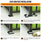 12 pcs 2.5"x2.5" (Actual: 2.5"x2.5") Aluminum Deck Post Base Cover, for Railings, Stairs, Patios, Porches, Split Deck Post Skirt (Black)