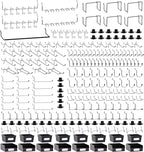 FRIMOONY Peg Board Organizer Accessories, Pegboard Hook Locks, Bins, for Organizing Pliers, Wrenches, Screwdrivers, 333-Piece