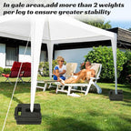 2 Pack Steel Base Weights for Backdrop Stand, 11Lbs Heavy Duty Steel Base Weights Plate, Canopy Weight Plates for Pop Up Canopy Tents and Outdoor Wedding Decor Umbrella