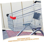 Supermarket Cart Safety Strip Plastic Corner Guard Collision Strip for Shopping Cart Easy Install Bumper Protector Weatherproof Corner Guard for Grocery